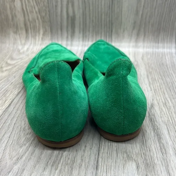 M.Gemi Green Pointed Flats