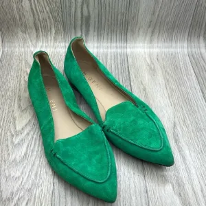 M.Gemi Green Pointed Flats