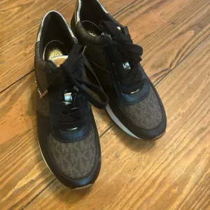 Michael Kors Black and Brown Sneakers