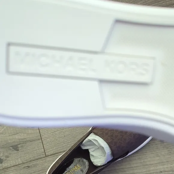 Michael Kors Brown Slip-On Shoes