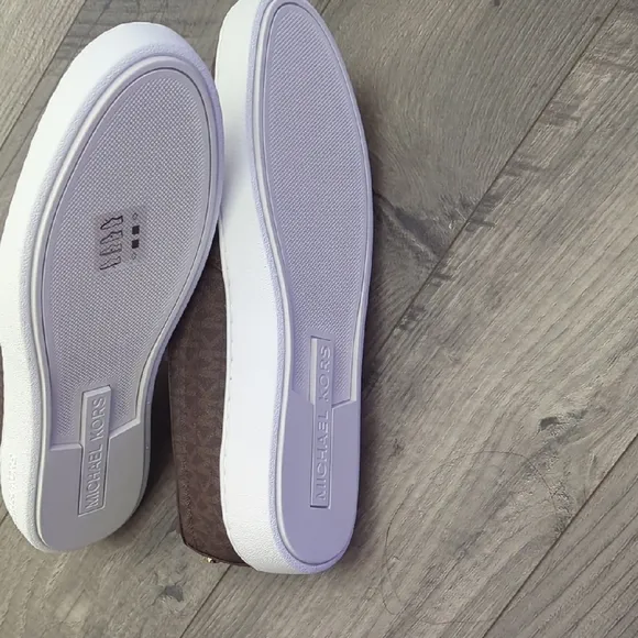 Michael Kors Brown Slip-On Shoes