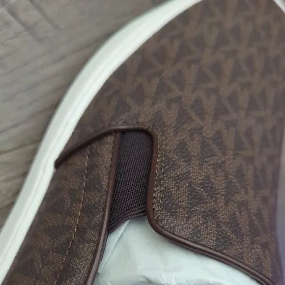 Michael Kors Brown Slip-On Shoes