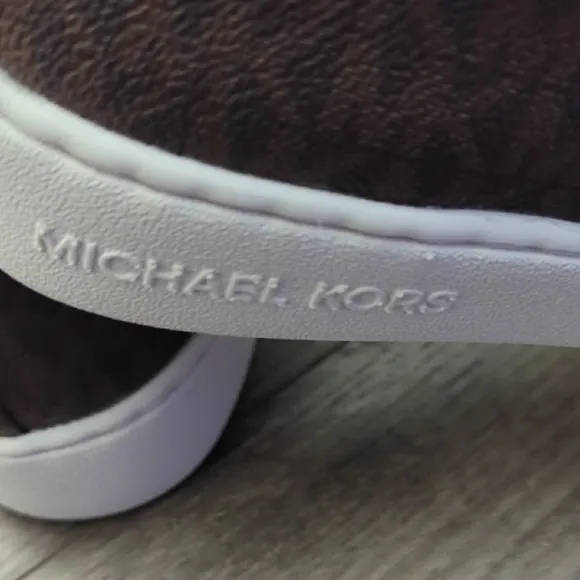 Michael Kors Brown Slip-On Shoes