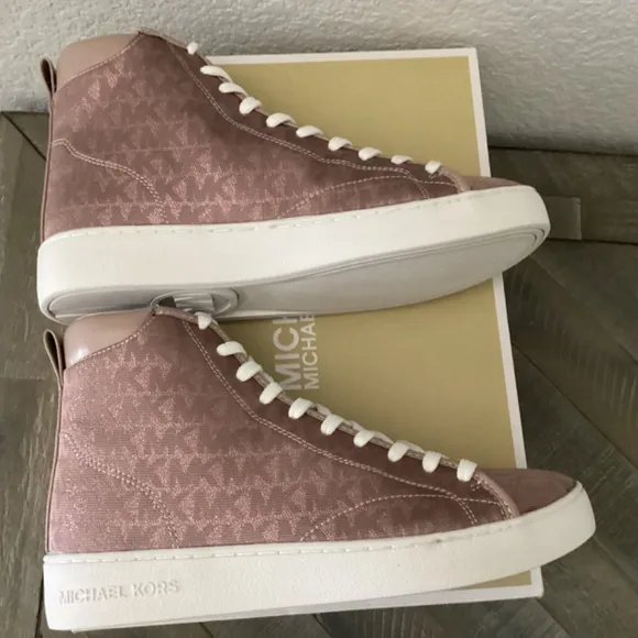 MICHAEL MICHAEL KORS Women's Edie Lace-Up High-Top Sneakers