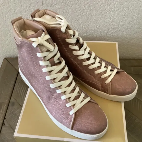 MICHAEL MICHAEL KORS Women's Edie Lace-Up High-Top Sneakers