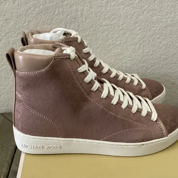 MICHAEL MICHAEL KORS Women's Edie Lace-Up High-Top Sneakers