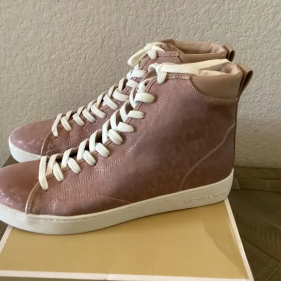 MICHAEL MICHAEL KORS Women's Edie Lace-Up High-Top Sneakers