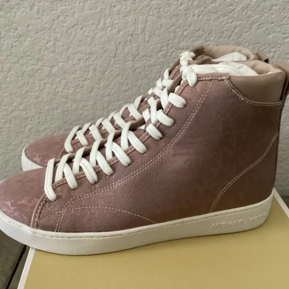 MICHAEL MICHAEL KORS Women's Edie Lace-Up High-Top Sneakers