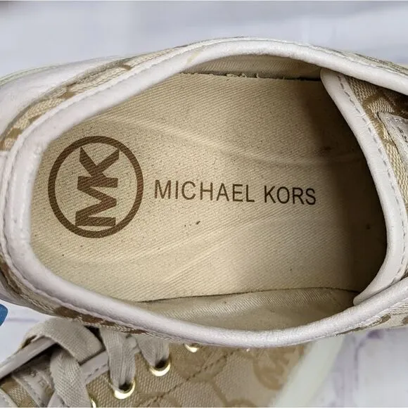 Michael Kors Monogram Jacquard Signature Sneakers
