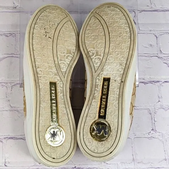 Michael Kors Monogram Jacquard Signature Sneakers