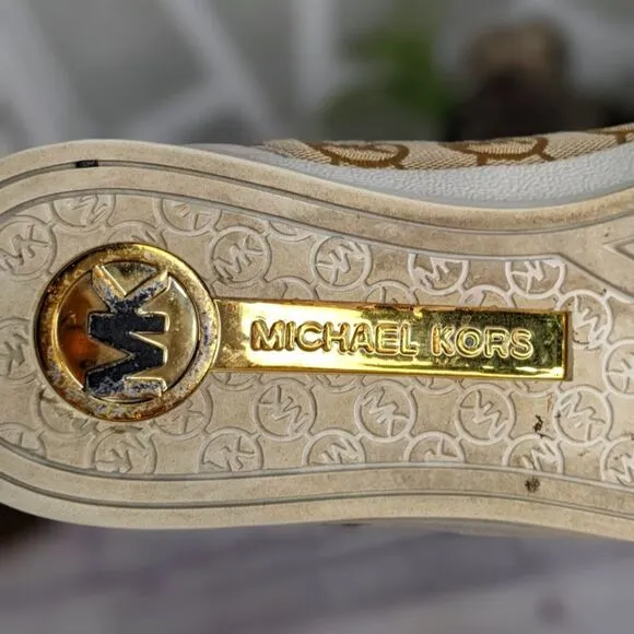 Michael Kors Monogram Jacquard Signature Sneakers