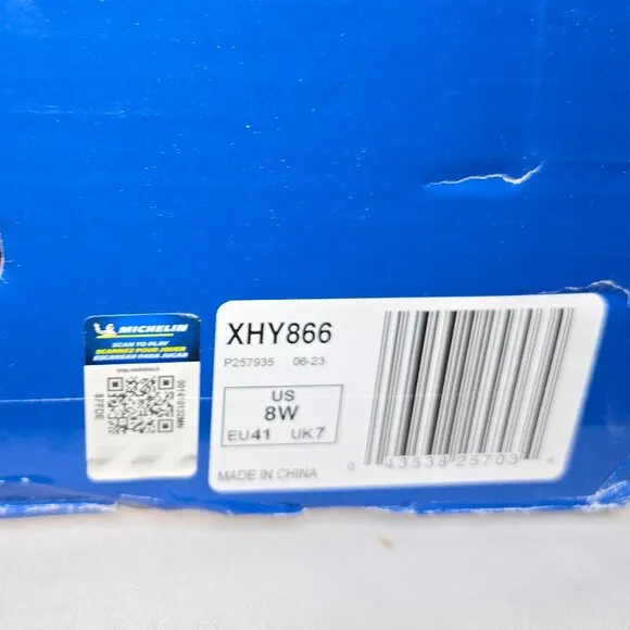 Michelin Hydroedge Waterproof Work Boot XHY866 in BLK, Size 8W, NIB