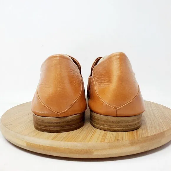 Miz Mooz Shoes Womens 42 Iggy Brown Leather Loafer Flats