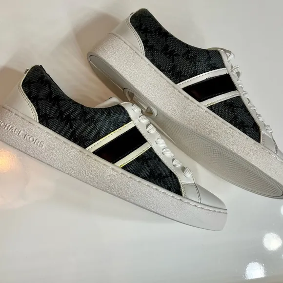 Monae Signature Logo Lace-Up Sneakers