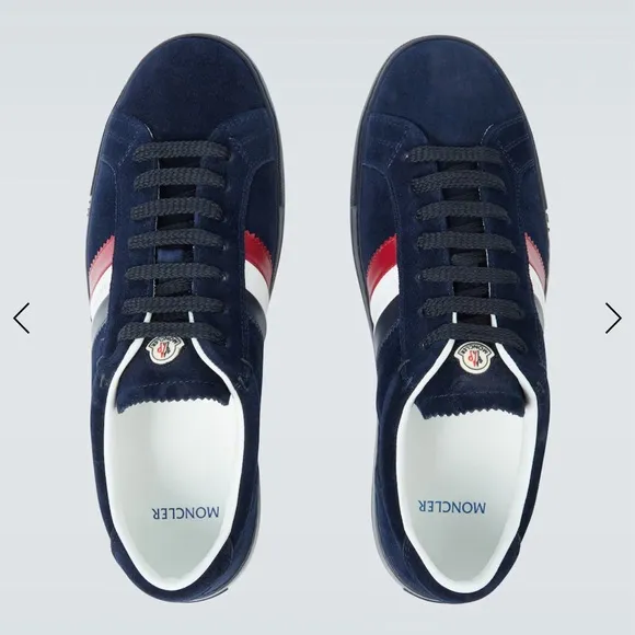 Moncler - New Monaco suede sneakers (size EU 41/US 8) - NWT