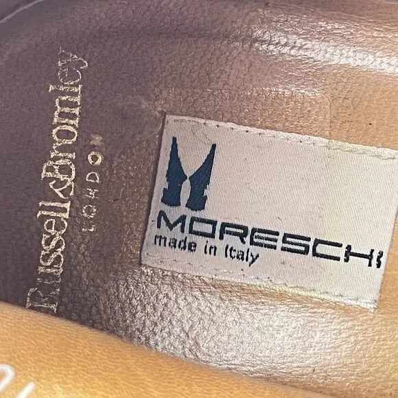 Moreschi Russell Bromley Olive Green Suede Ankle Casual Boots Shoes Mens Size 10