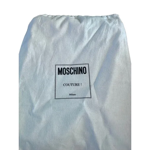 Moschino soft M sneakers faux fur size 37 US 7 twee slip-on made in Italy