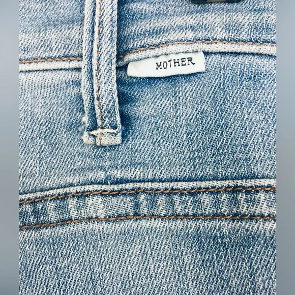 MOTHER The Hustler Ankle Fray In Shaken, Not Stirred  Wash Size 25