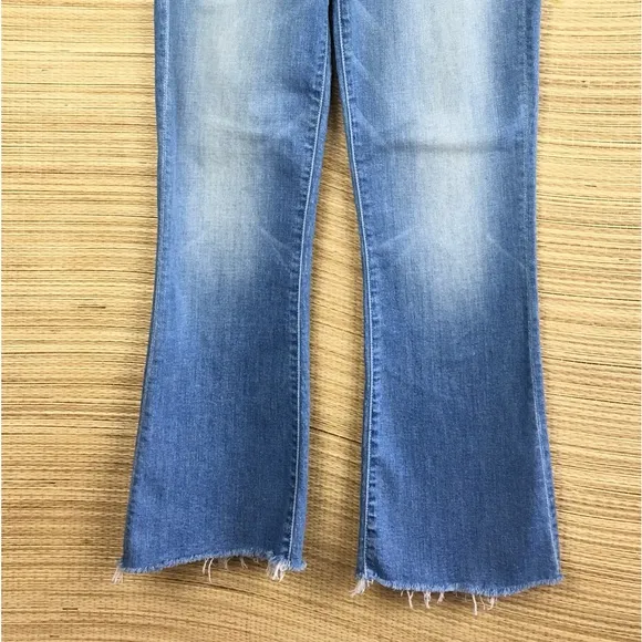 MOTHER The Hustler Ankle Fray In Shaken, Not Stirred  Wash Size 25