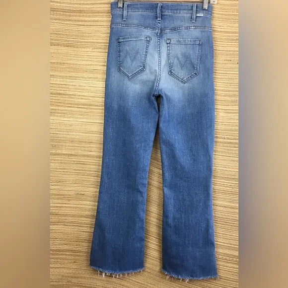MOTHER The Hustler Ankle Fray In Shaken, Not Stirred  Wash Size 25
