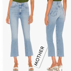 MOTHER The Hustler Ankle Fray In Shaken, Not Stirred  Wash Size 25