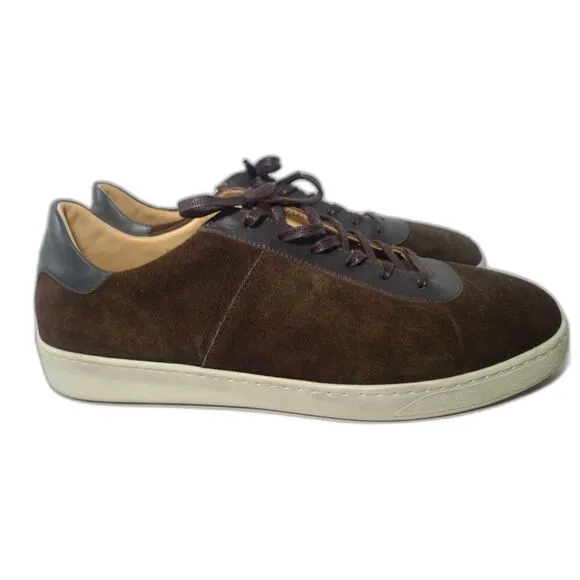 Mulo Waxed Suede Sneakers - Brown 11