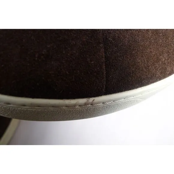 Mulo Waxed Suede Sneakers - Brown 11