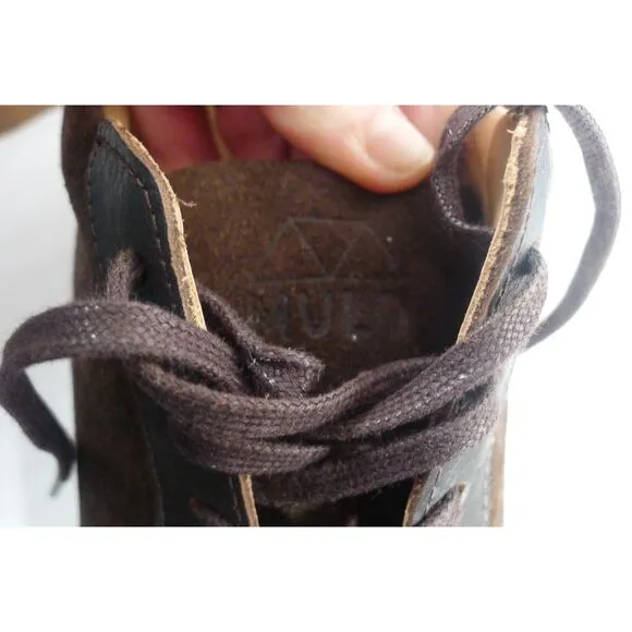 Mulo Waxed Suede Sneakers - Brown 11