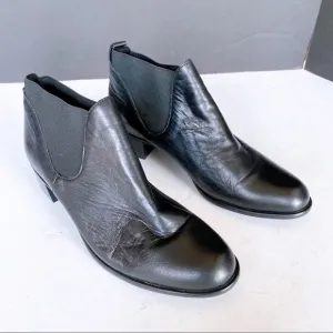 Munro Shari Black Leather Ankle Boots US8.5 ($239)