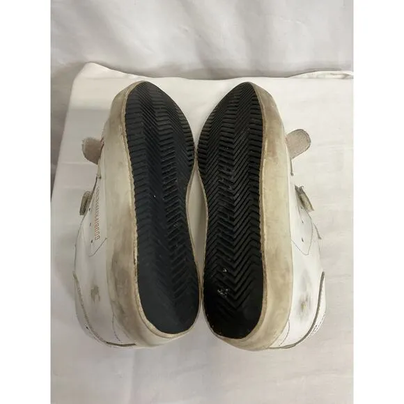 Mytheresa Golden Goose White Exclusive Old School Leather Sneakers Size 8