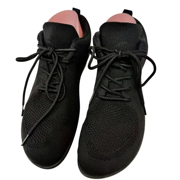 NAOT Footwear Women's Size US 9 EU 40 Lace Up Kuko Shoe black knit