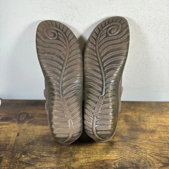 Naot Kata Gladiator Leather Brown‎ Flats Shoes Women's Size 39