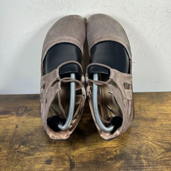 Naot Kata Gladiator Leather Brown‎ Flats Shoes Women's Size 39
