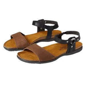Naot Sabrina Women's Brown Suede Size 7.5 EU 38 Cork Footbed Arch Support NWOB