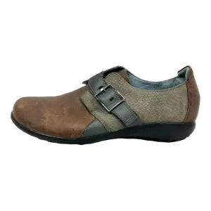 Naot Tane brown gray loafer shoes slip-on comfort flats casual lagenlook SZ 9