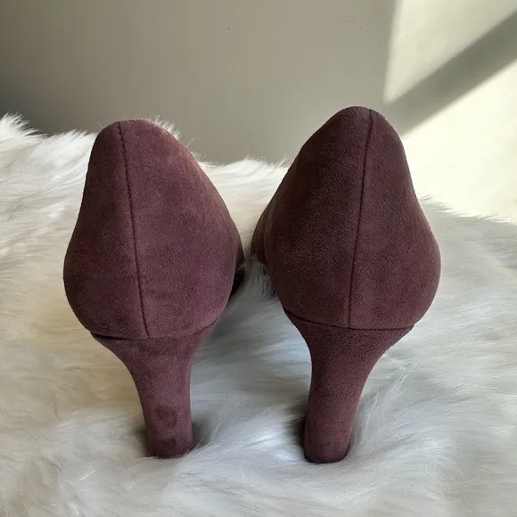 Naturalizer Women’s Gloria Suede Pump Heels Shoes in Huckleberry Size 7.5 NWOB