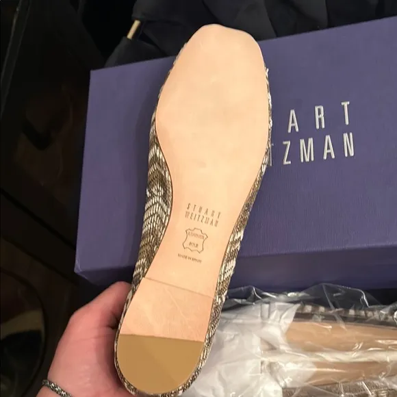 NEW  7 Stuart Weitzman Brown and Tan Women's Flats