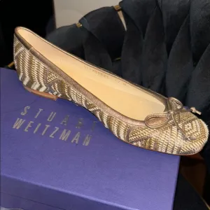NEW  7 Stuart Weitzman Brown and Tan Women's Flats