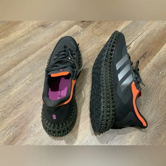 NEW Adidas 4DFWD 2 Black Orange Running Shoes GZ6943 Men Size 12