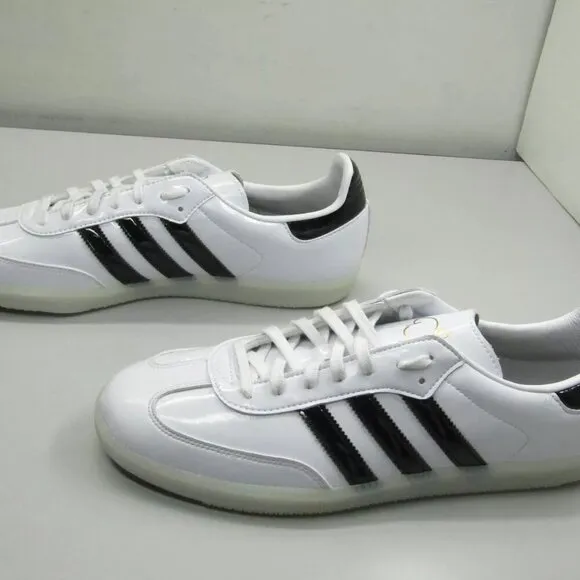 NEW ADIDAS  Dill Samba Sneakers Patent Leather Low-Top Flat Round Toe Size 11.5