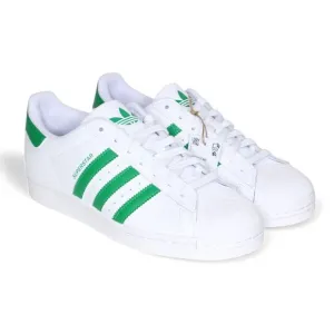 New Adidas Superstar White Green Casual Shoes IE9047 Men's Sneakers Size 9