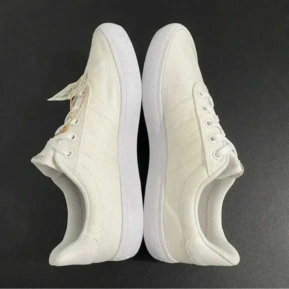 New Adidas Vulc Raid3R Skateboard Sneakers White 3 Stripe Athletic Retro 90s Y2K