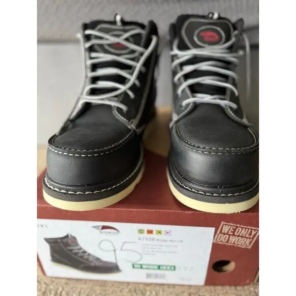 New AVENGER A7508  M10 6&quot; WATERPROOF CARBON-FIBER SAFETY TOE WORK BOOTS