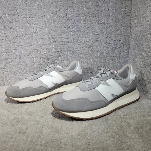 New Balance 237 Mens Size 13 Marblehead Gray Low Top Running Sneaker Shoes