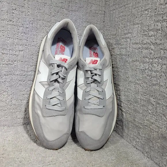 New Balance 237 Mens Size 13 Marblehead Gray Low Top Running Sneaker Shoes
