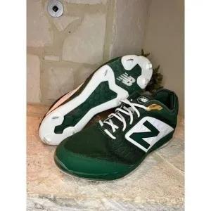 New Balance 3000 V4 Metal Baseball Cleats Green/White sz 17