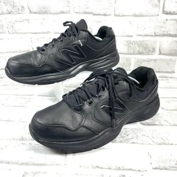 New Balance 411 Comfort Ride Black Walking Shoes Sneakers Men's 13 2E