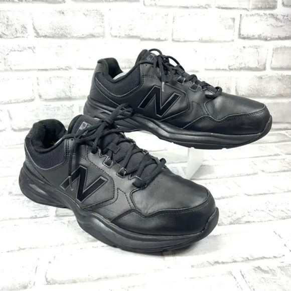 New Balance 411 Comfort Ride Black Walking Shoes Sneakers Men's 13 2E