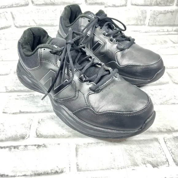 New Balance 411 Comfort Ride Black Walking Shoes Sneakers Men's 13 2E