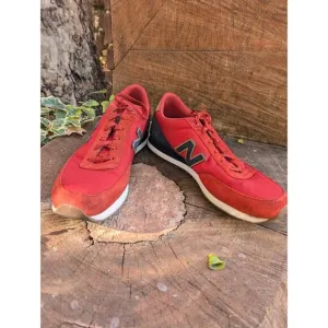New Balance 501 classics retro ripple sole red navy mens sneakers- size 15